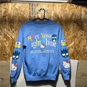 Sanrio Light Blue Hello Kitty Crewneck Sweater